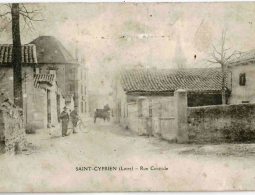 ST CYPRIEN- Rue centrale 1911