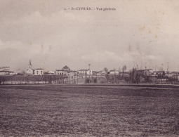 ST CYPRIEN- Vue generale depuis le bas