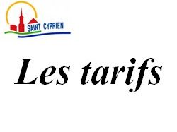 tarifs