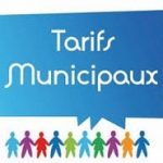 tarifs municipaux