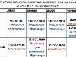 horaires RAM