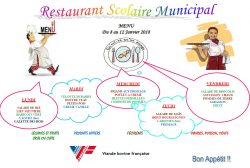 menu 8 au 12 janvier