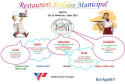 menu du 26 février au 2 mars 2018