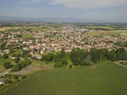 Saint-Cyprien, vue du ciel