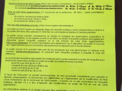 affiche modif PLU