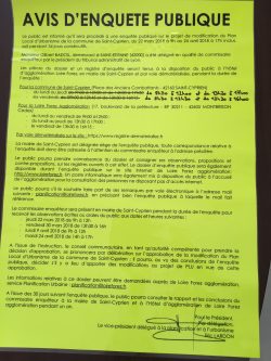 affiche modif PLU