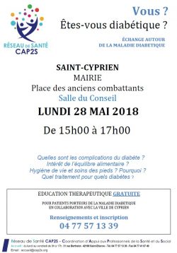 affiche diabete