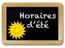 horaires ete