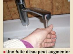 Vérifiez régulièrement votre compteur d’eau