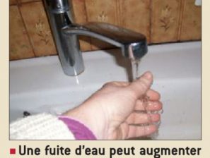 Vérifiez régulièrement votre compteur d’eau