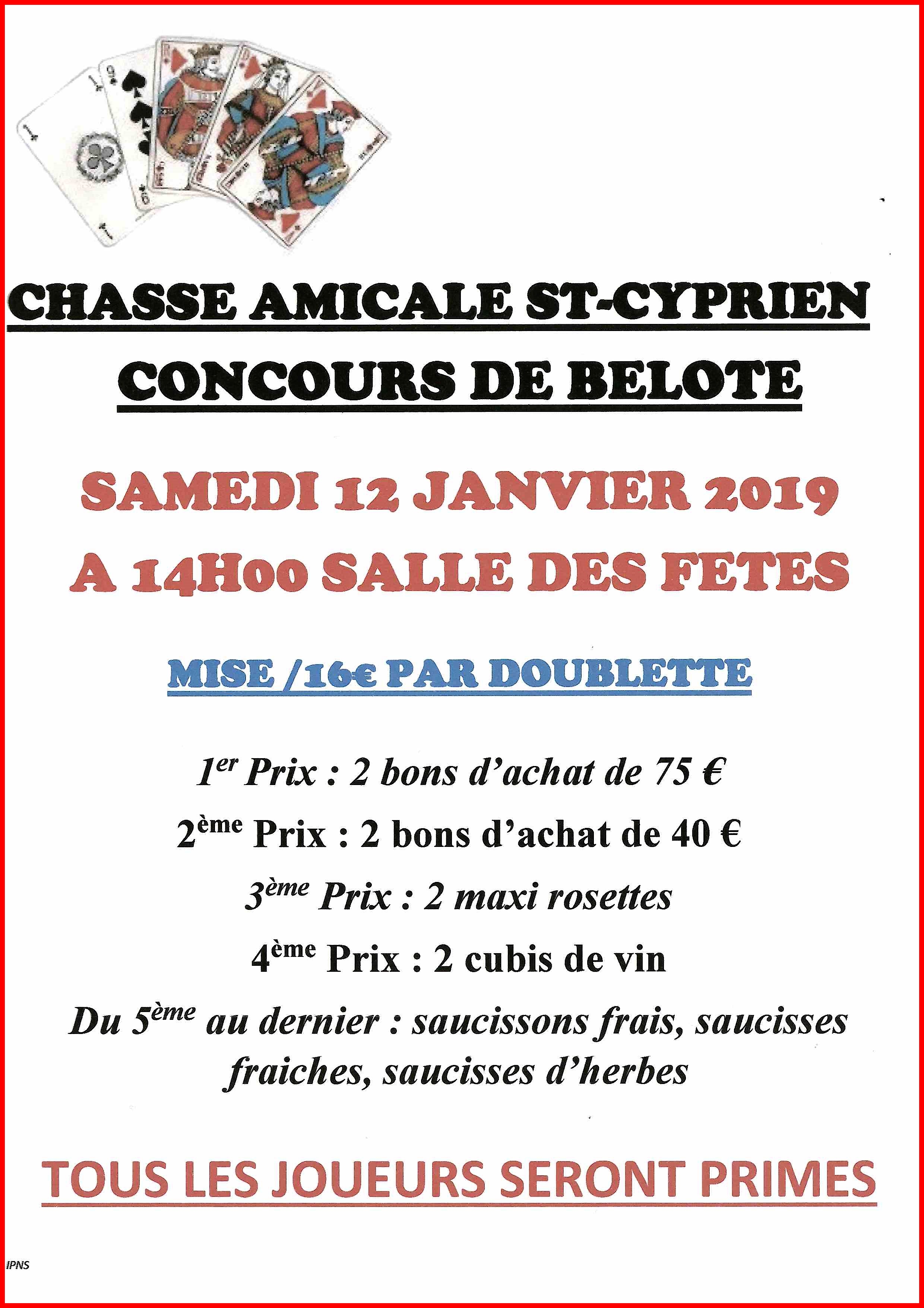 AFFICHE CHASSE