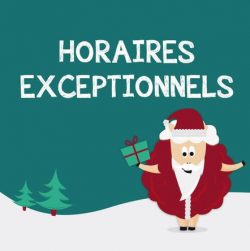 horaires noël