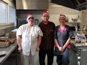 Repas de Noël au restaurant scolaire