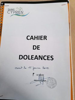 cahier doléances
