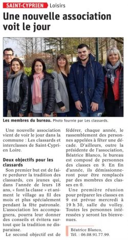 classes et classards