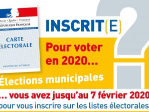 inscriptions sur les listes électorales