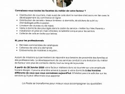 encart LA POSTE