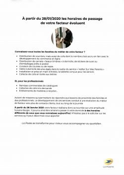encart LA POSTE