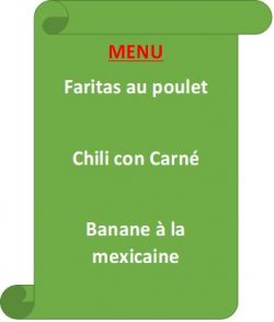 menu MEX