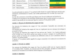 arrêté préfectoral sécheresse – 3