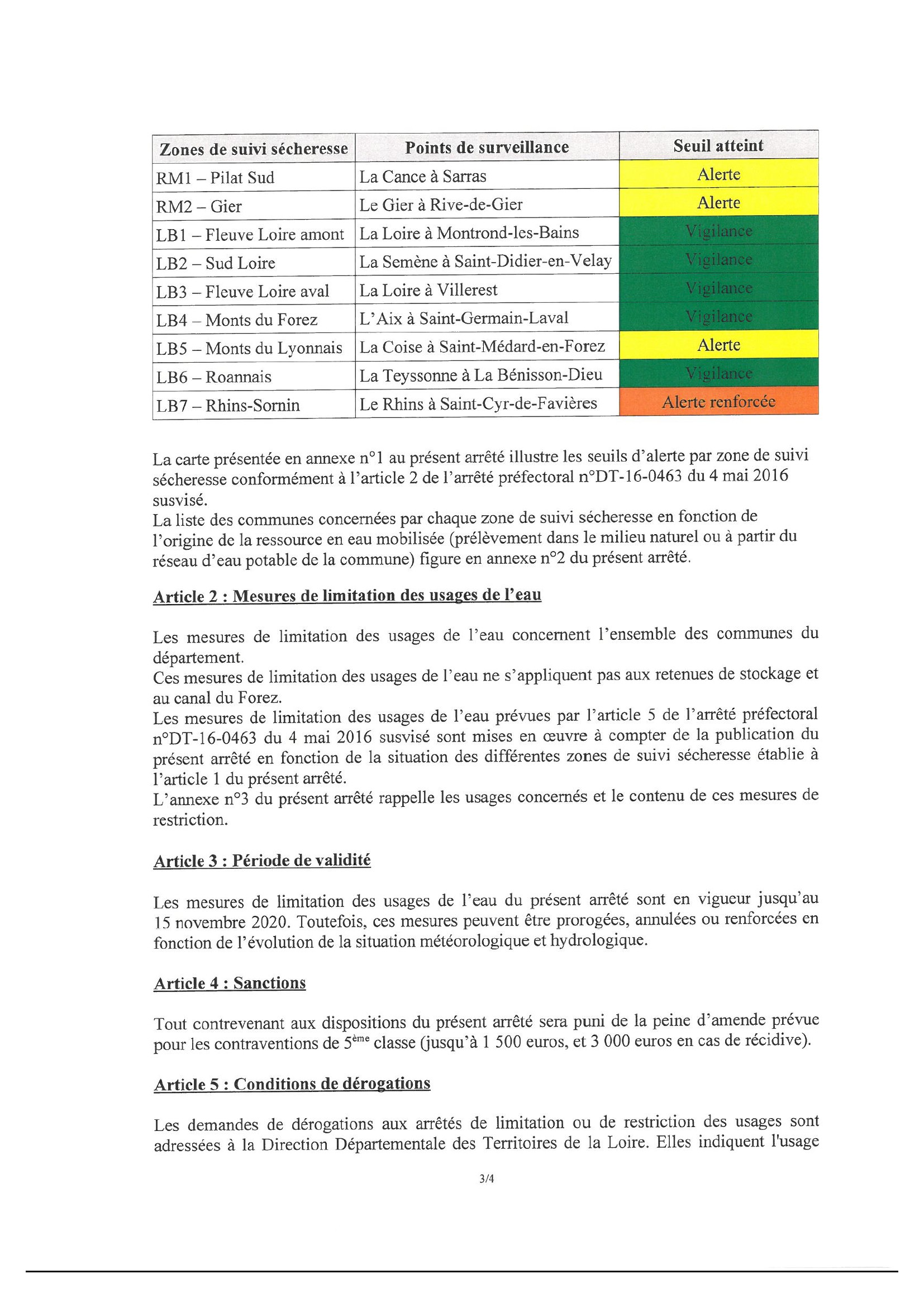 arrêté préfectoral sécheresse - 3