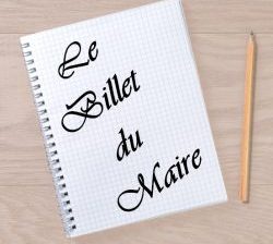 Billet du Maire : mandat 2020 – 2026