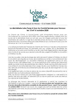 Déchèterie Sury fermée
