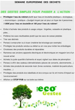 semaine déchets