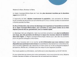 COURRIER La Région – Tous dépistés avant Noël