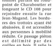 CHEMIN PIETONNIER article