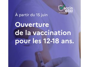[COVID-19] Vaccination ouverte pour les 12-18 ans sans condition