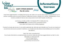 Travaux rue lurieu