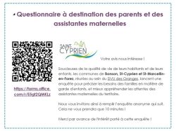 Enquête sur les besoins de garde d’enfants : votre avis nous intéresse !