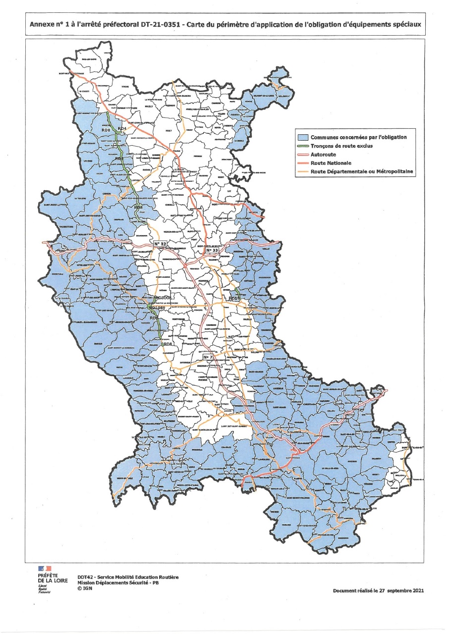 CARTE équipements hivernaux