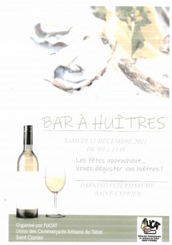 Bar à huîtres UCAT - 11-12-2021