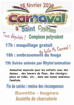 carnaval comité des fêtes 2022