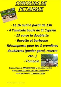 barjotrucks 42 affiche pétanque avril 2022