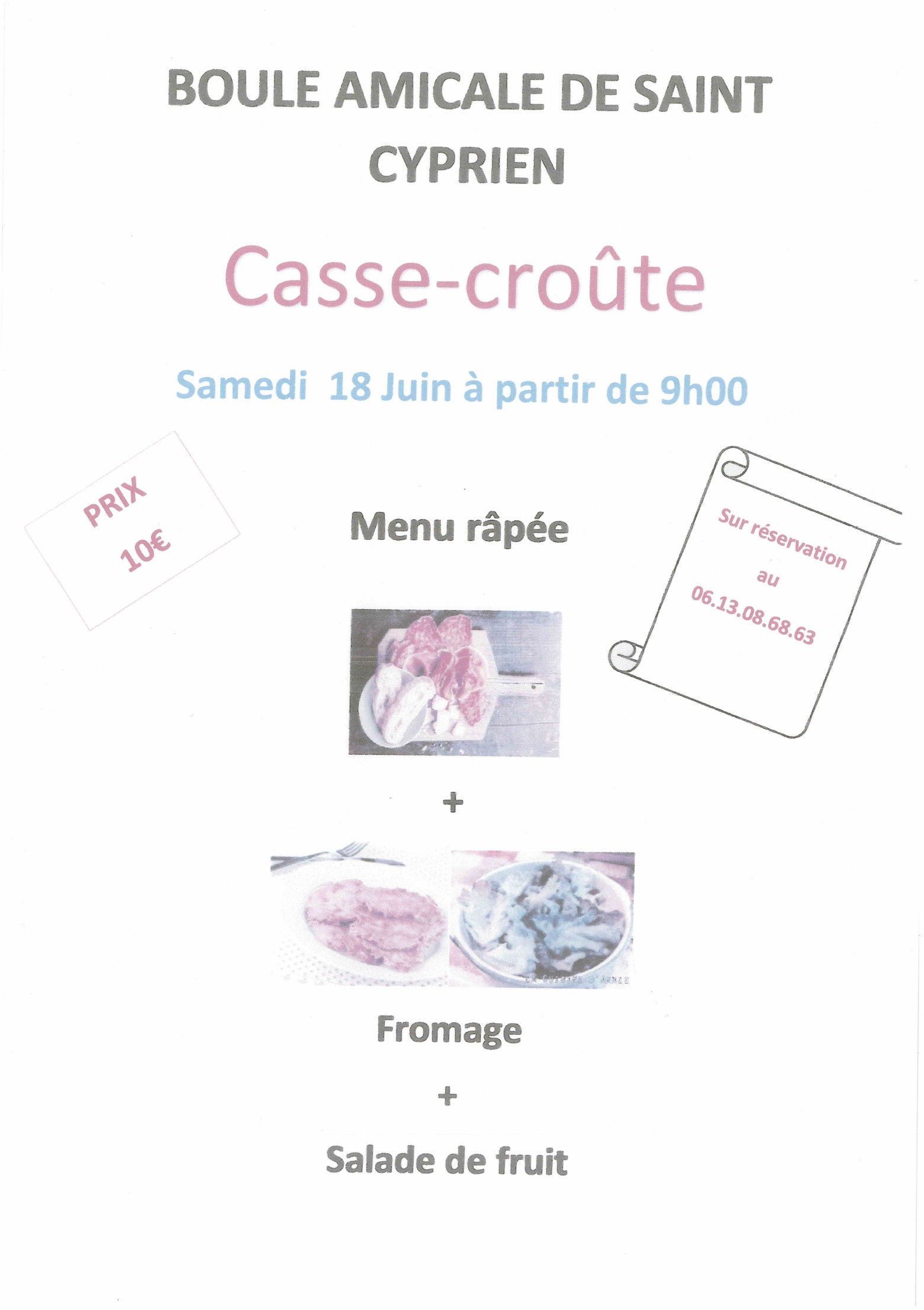 Boule Amicale Casse croûte 18-06-2022