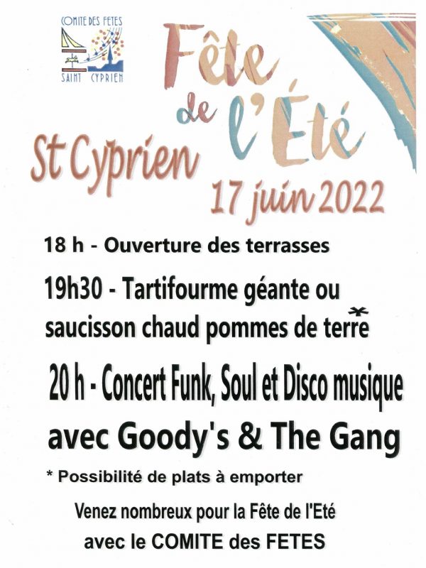 flyer Fête de l'Eté 17-06-2022