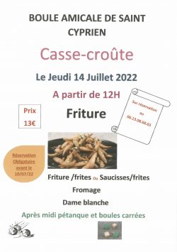 affiche casse croûte 14-07-2022