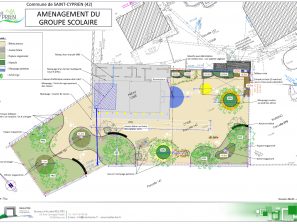 Cour de l’école : Projet finalisé des travaux de la cour des classes élémentaires