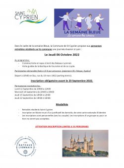 AFFICHE semaine bleue 2022