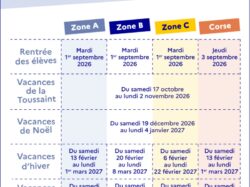 Vacances scolaires 2026-2027