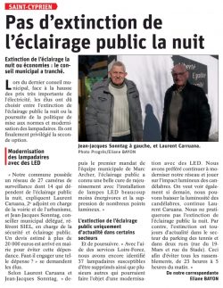 éclairage public