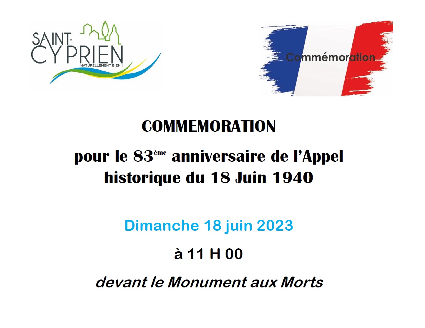 COMMEMORATION 18 juin