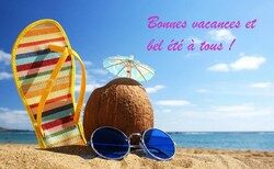 Bonnes vacances Eté 2023-2