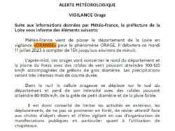 GEDICOM-Vigilance météo ORAGE – 11-07-2023