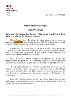 GEDICOM-Vigilance météo ORAGE - 11-07-2023