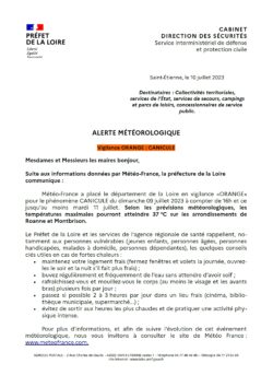 GEDICOM du 10-07-2023 canicule