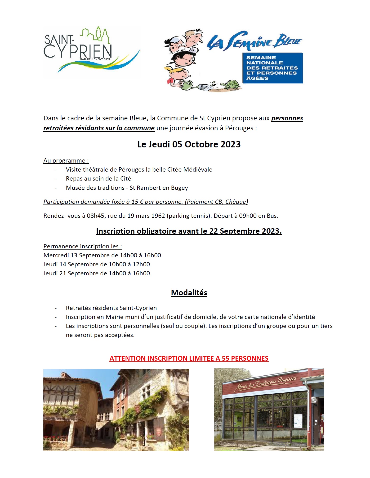 Semaine Bleue 2023